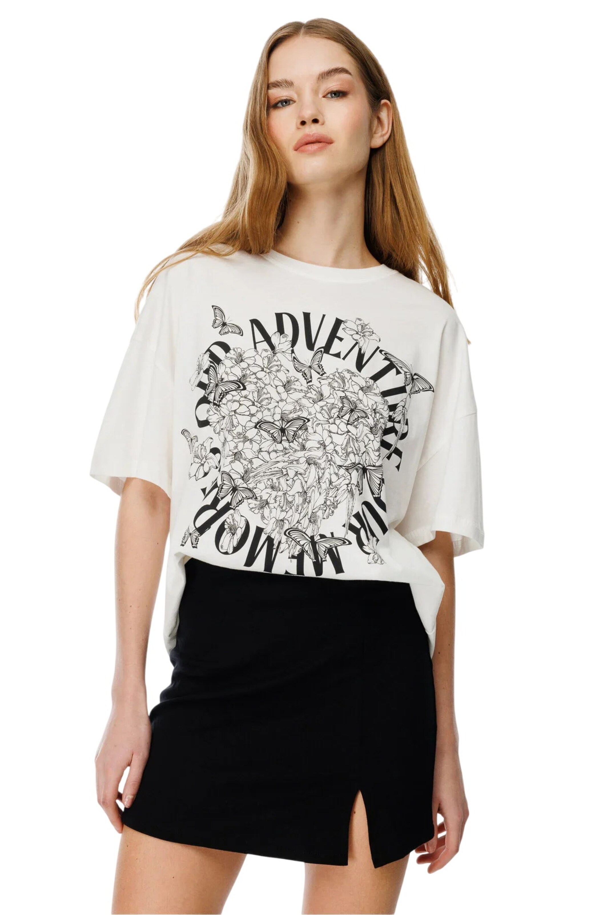 Alexa Dash Skirt in Black