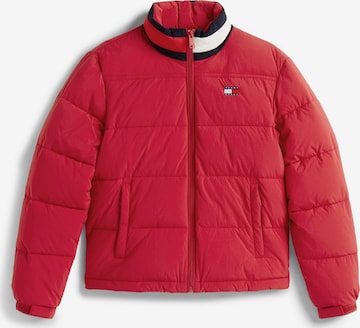Tommy Jeans Демисезонная куртка 'ESS' в Красный: спереди