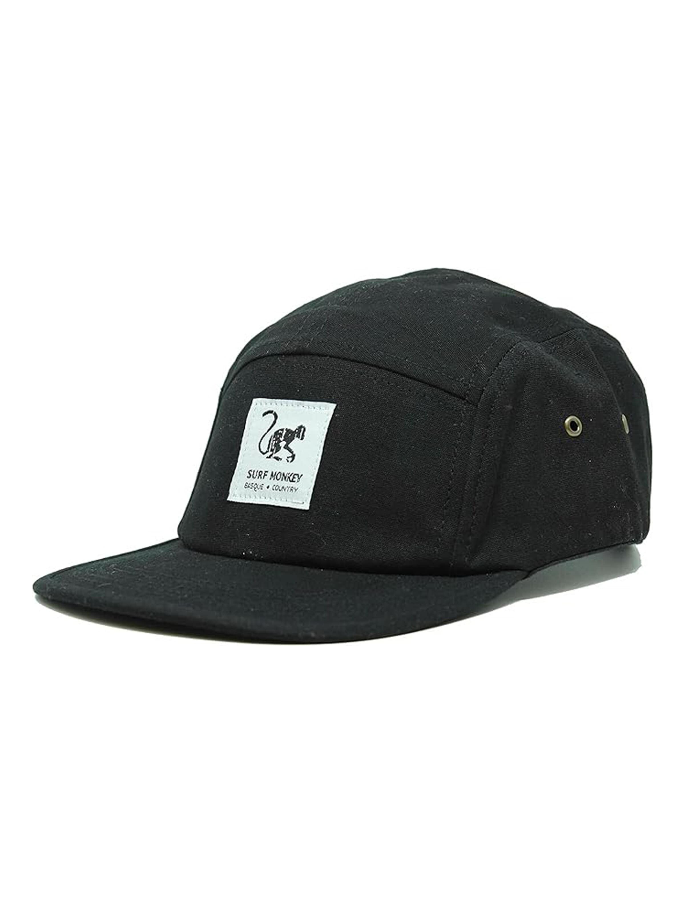 Surf Monkey - Boné desportivo em preto: frente