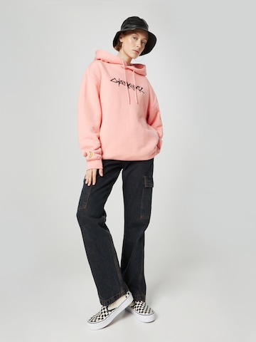 About You x Cyberkongz Sweatshirt 'Leo' in Pink