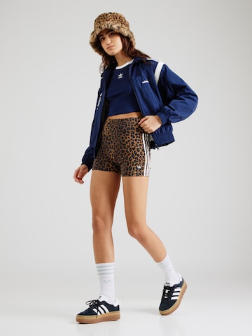 ADIDAS ORIGINALS Skinny Fit Панталон 'BOOTY' в кафяво