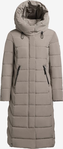 Manteau d’hiver ' SENSY ' khujo en beige : devant