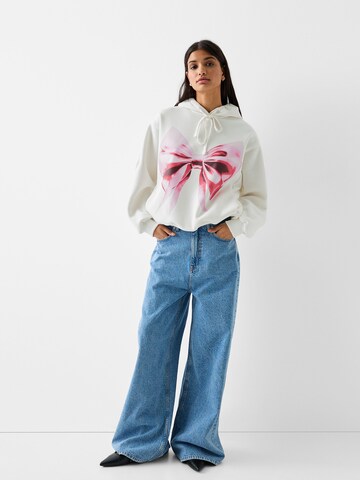 Bershka Sweatshirt in Wit