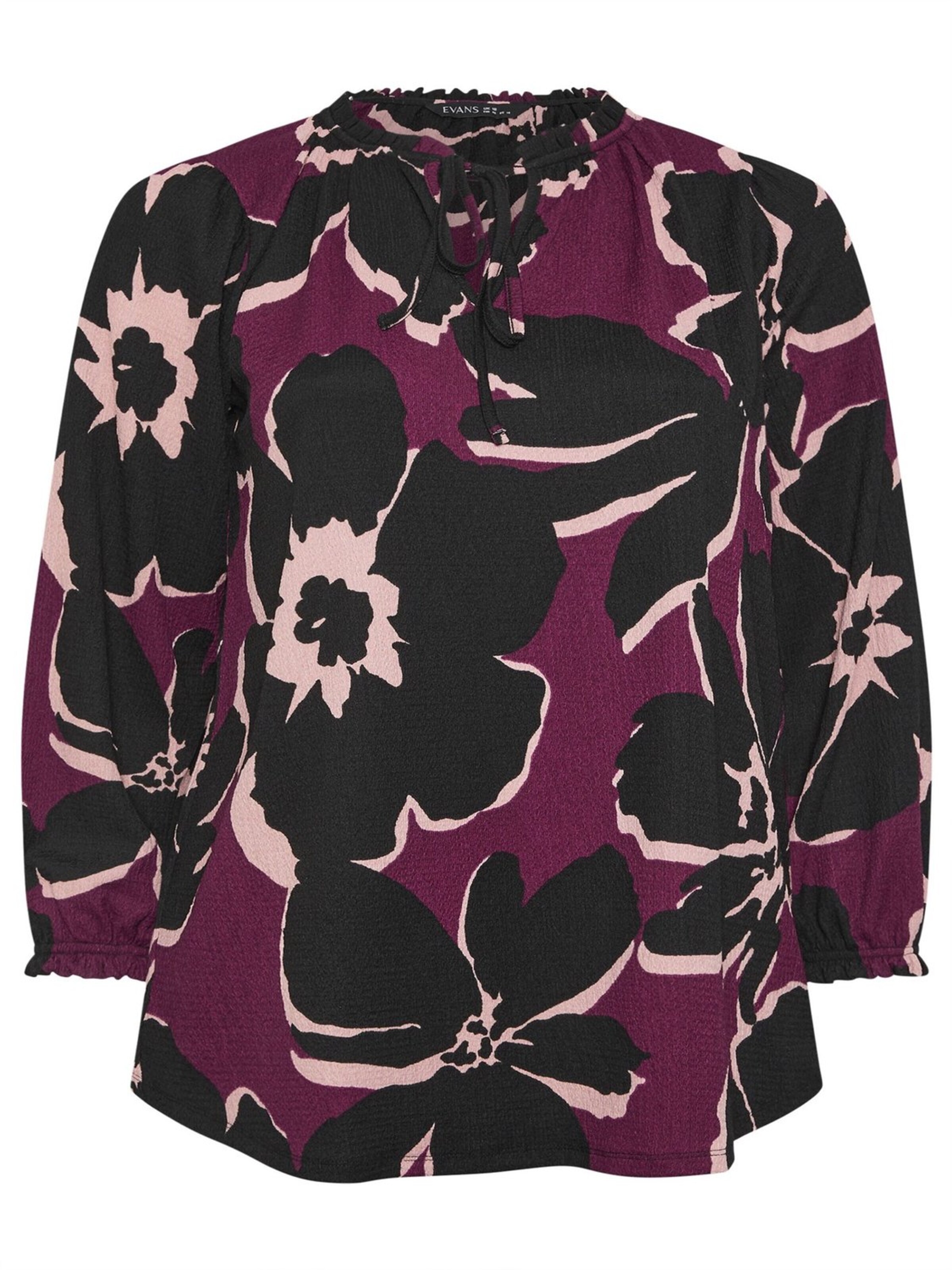 Stil Diva Blouse in Purple: front