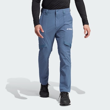 ADIDAS TERREX Regular Outdoorhose 'Xperior' in Blau