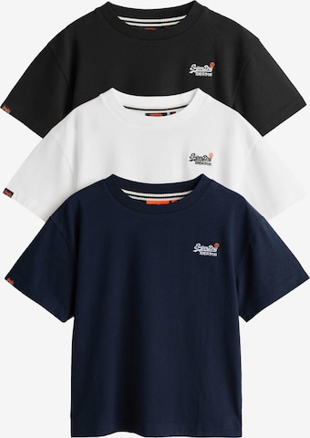 T-Shirt Superdry & Co en bleu : devant