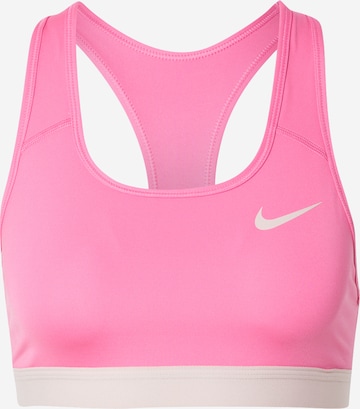 Reggiseno sportivo di NIKE in rosa: frontale