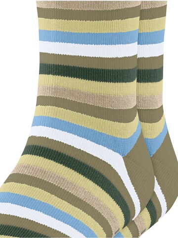 ESPRIT Socken 'Playful Stripe 2-Pack'‌‌ in Grün