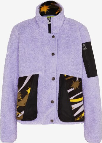 elho Fleece Jacket 'Malmö' in Purple: front