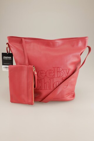 See by Chloé Handtasche gross Leder One Size in Rot
