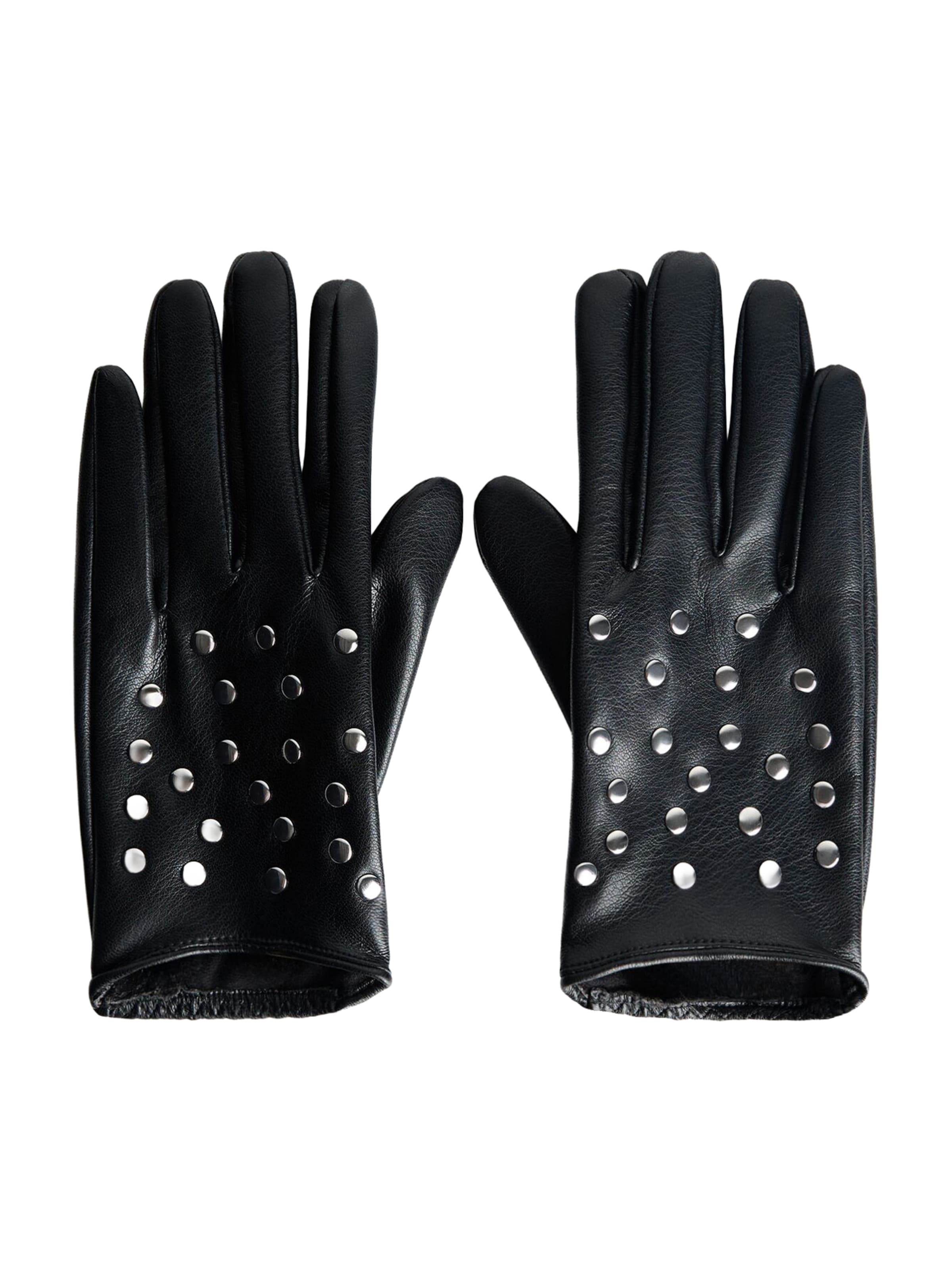 Mezzoguanti di Bershka in nero: frontale