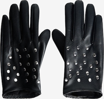 BershkaKlasične rukavice - crna boja: prednji dio