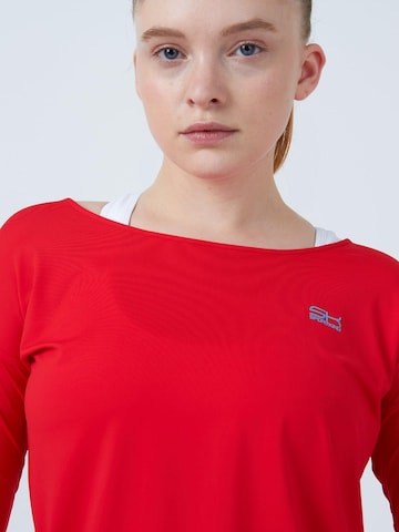 T-shirt fonctionnel '3/4 Loose Fit' SPORTKIND en rouge