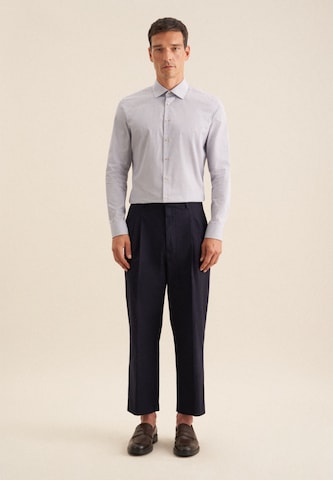 SEIDENSTICKER Slim fit Business shirt in Grey