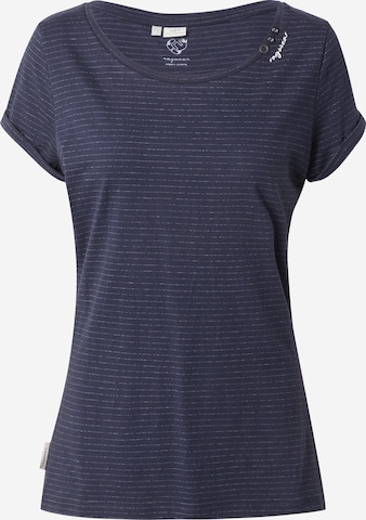 Ragwear T-Shirt 'FLLORAH' in Blau: predná strana