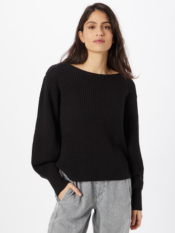 EDC BY ESPRIT Sweater in Black: front