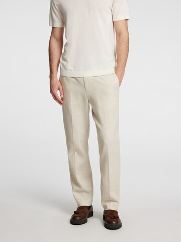 regular Pantaloni con pieghe di SELECTED HOMME in beige: frontale
