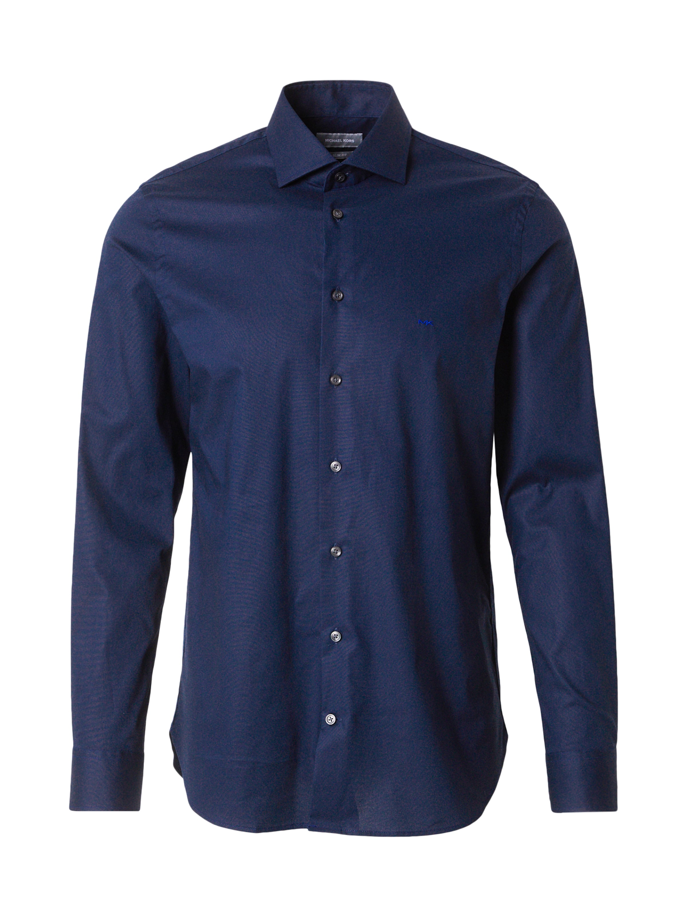 Michael Kors Slim Fit Риза в синьо: отпред