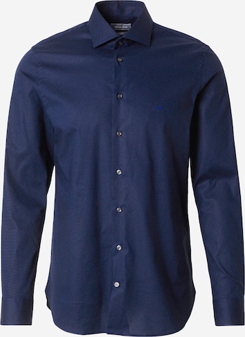 Michael Kors Slim Fit Риза в синьо: отпред