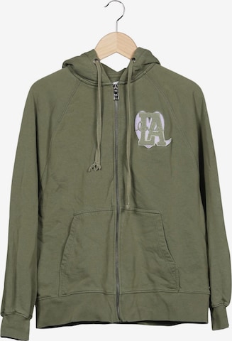 Lala Berlin Sweatshirt & Zip-Up Hoodie in XS in Green: front