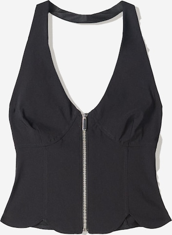 Bershka Topp i svart: framsida