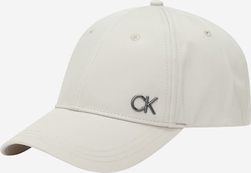 Calvin Klein Cap in Beige: front