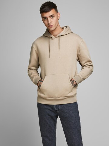 JACK & JONES Sweatshirt 'Soft' in Beige: voorkant