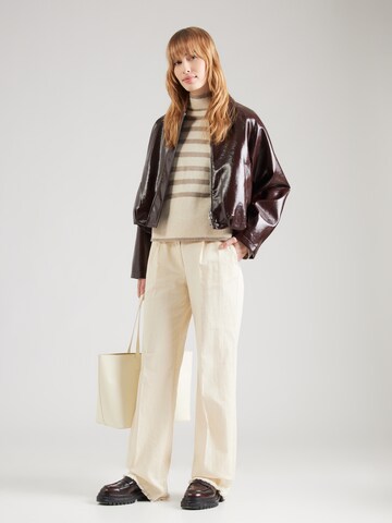 VILA Свитер оверсайз 'VILAVINIA' в Бежевый