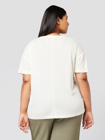 Guido Maria Kretschmer Curvy Shirt 'Elanor' in White: back