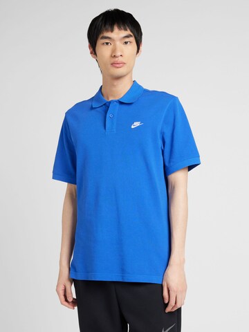 Nike Sportswear - Camisa 'CLUB' em azul: frente