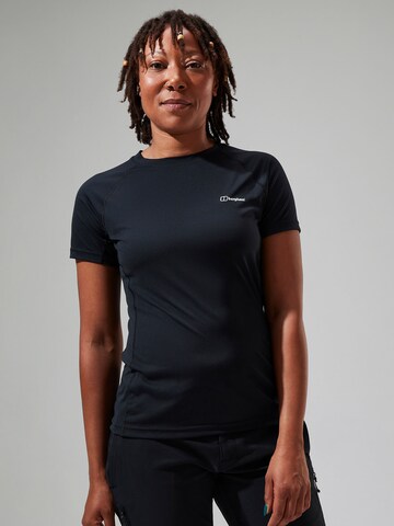 Berghaus Shirt 'Trailblaze' in Schwarz: Vorderseite