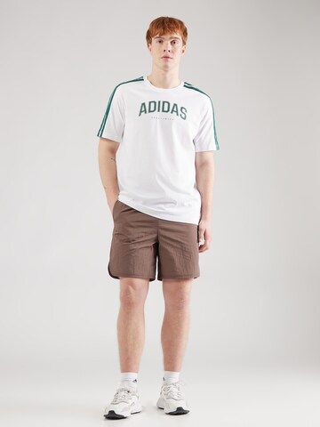 Maglia funzionale 'Colleg' di ADIDAS SPORTSWEAR in bianco