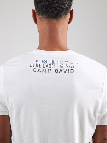 CAMP DAVID T-Shirt in Weiß