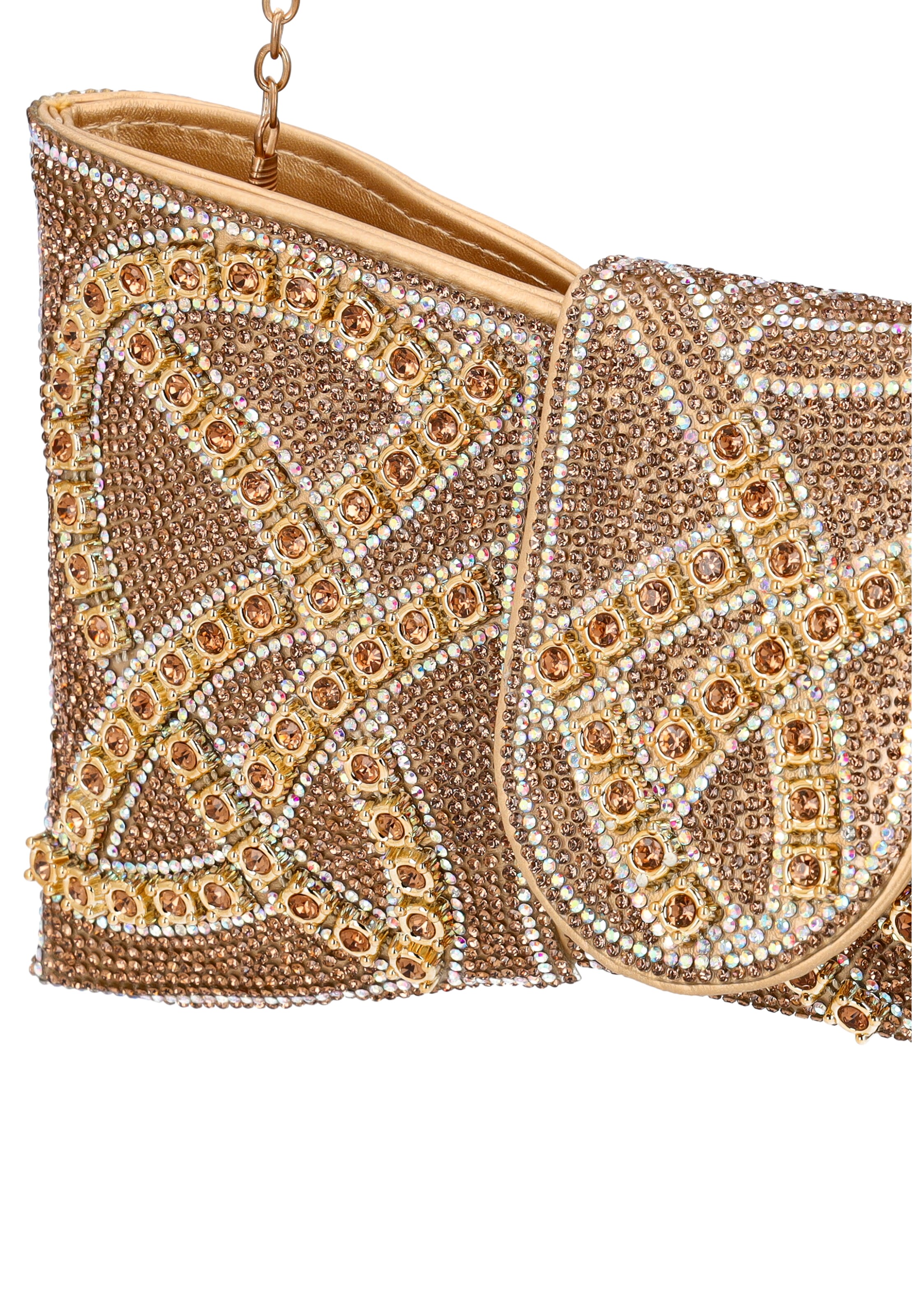 faina Clutch in Beige