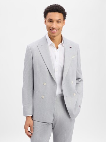 Finshley & Harding London Comfort fit Business-colbert in Grijs: voorkant