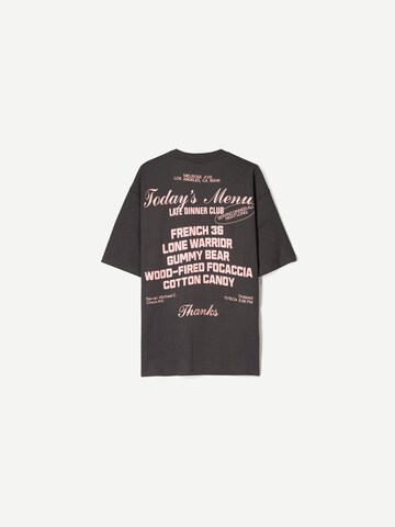 Bershka Shirt in Grey