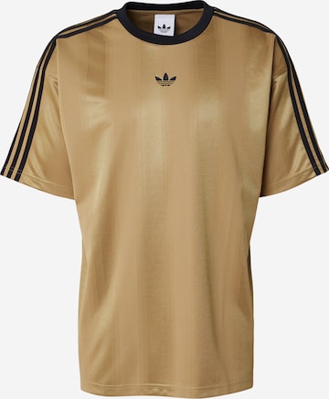 ADIDAS ORIGINALS T-shirt 'Adicolor' i guld: framsida