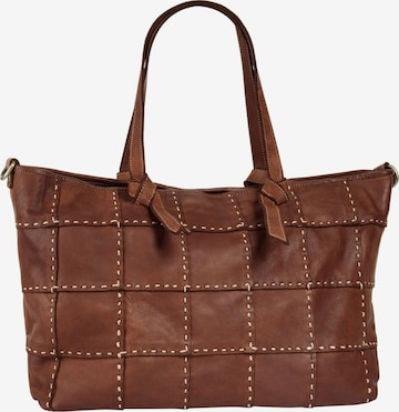 Samantha Look Shopper in Braun: Vorderseite