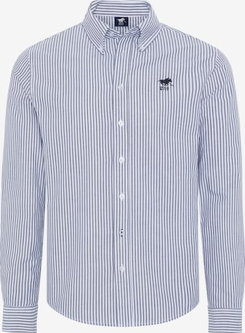 Polo Sylt Regular fit Button Up Shirt in Blue: front