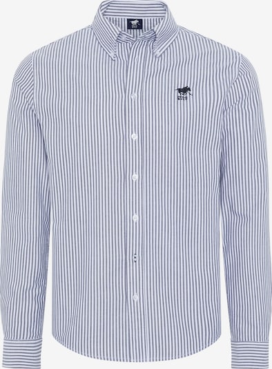 Polo Sylt Button Up Shirt in Dark blue / White, Item view