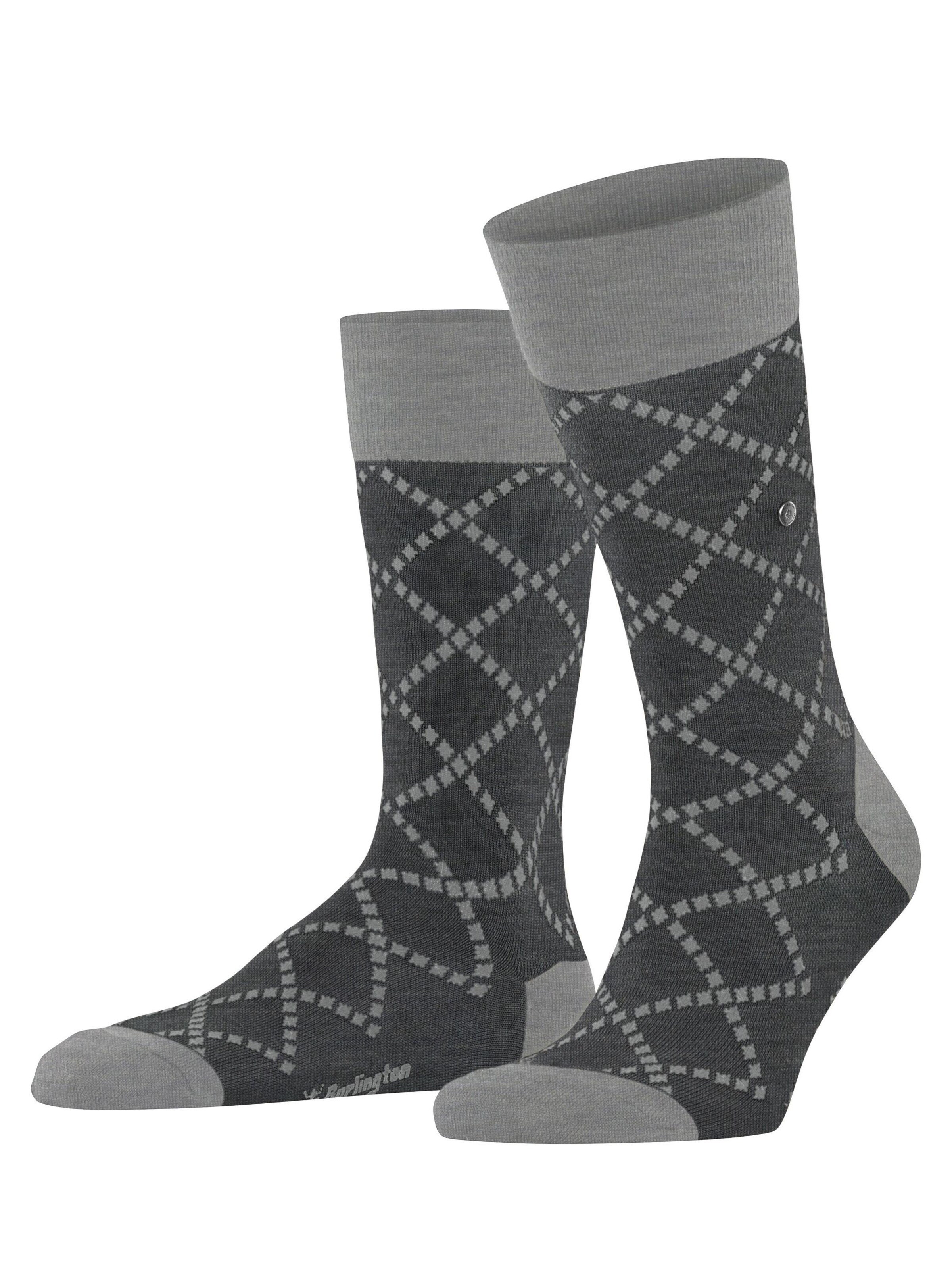 BURLINGTON Socks 'Ferry Road' in Grey: front