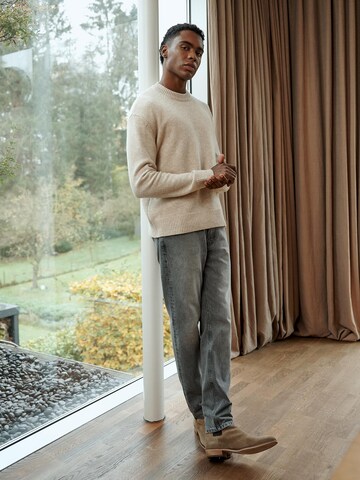DAN FOX APPAREL Tröja 'Essential' i beige