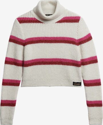 Superdry Sweater in Pink: front