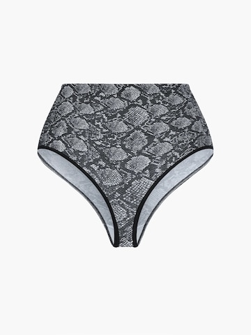cfab (formerly creamy fabrics) String 'Seamless High-Waist Tanga' i grå
