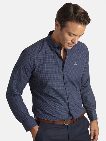 Coupe regular Chemise 'Dinant' Sir Raymond Tailor en bleu