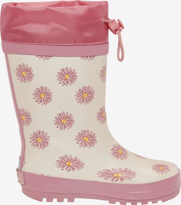 PLAYSHOES Rubber boot 'Margariten' in Pink