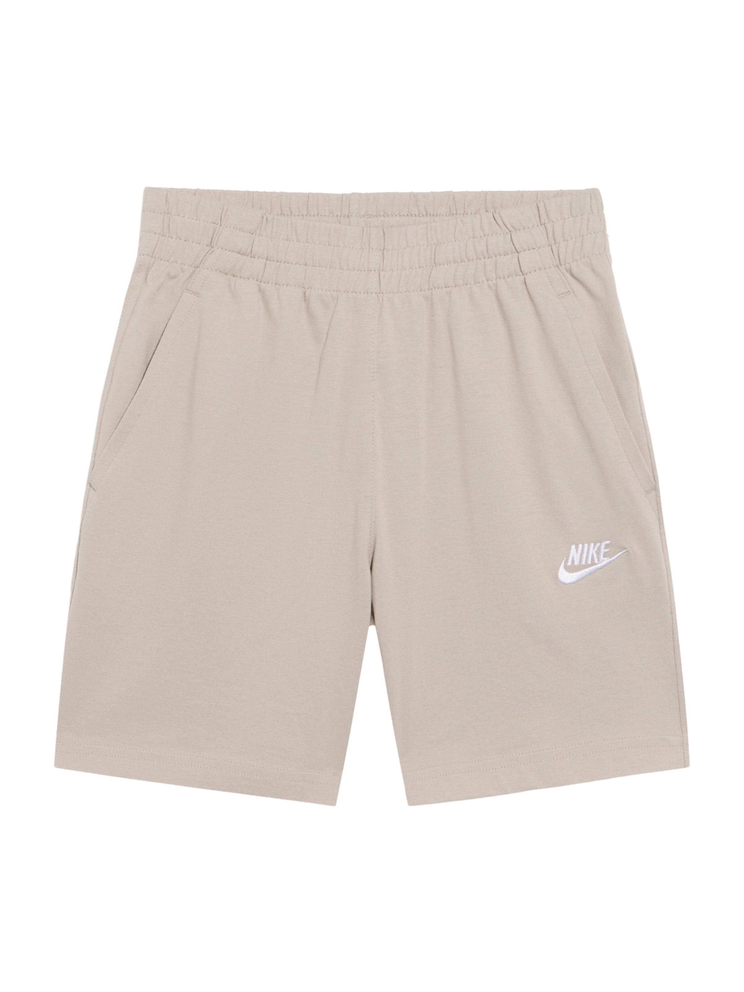 Nike Sportswear Штаны 'CLUB' в Бежевый: спереди