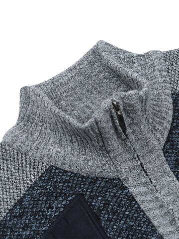 Youthup Knit Cardigan in Blue