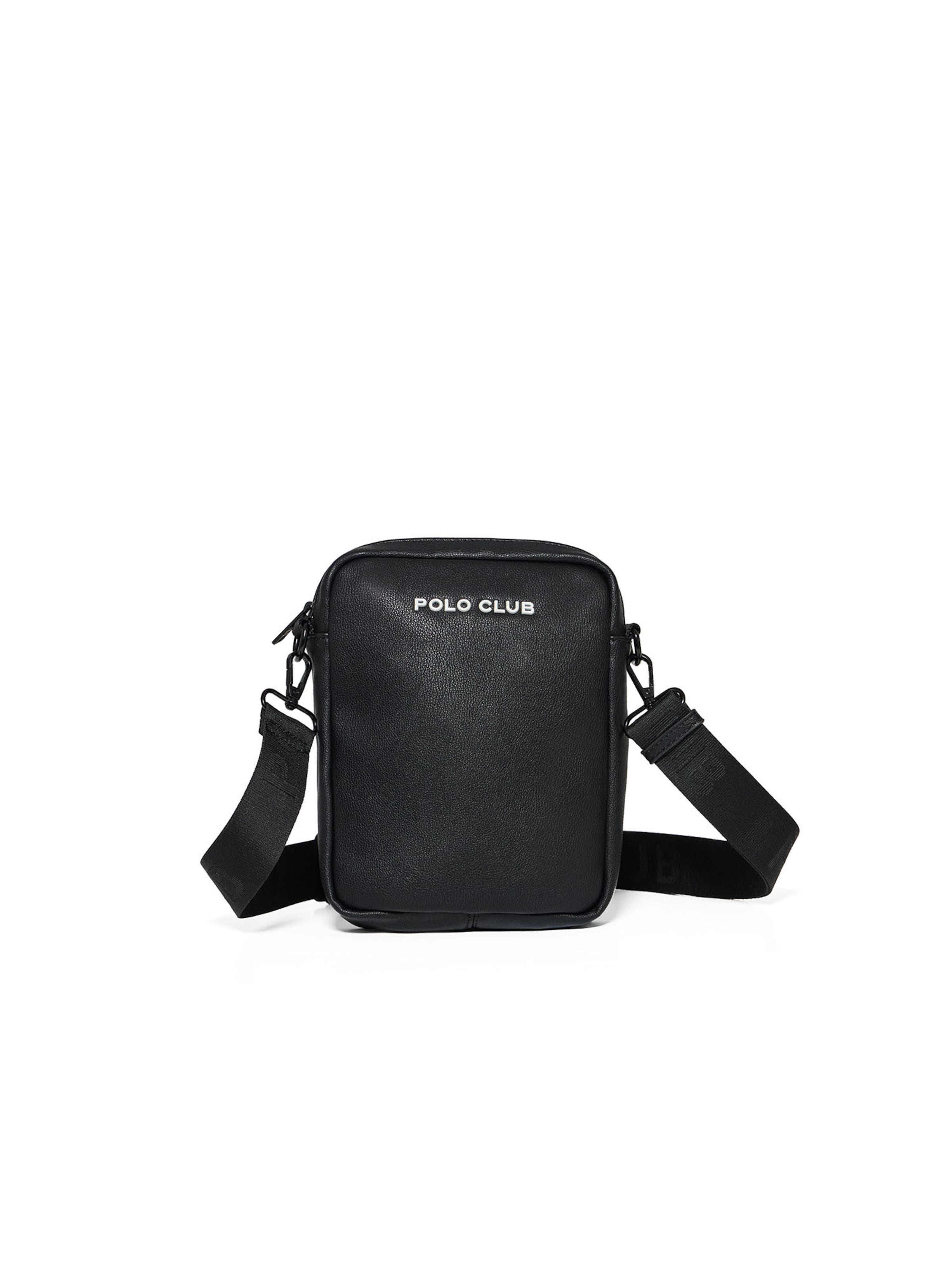 Polo Club Handbag in Black: front