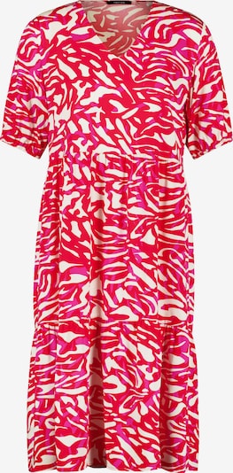 TAIFUN Kleid in pitaya / rot / weiß, Produktansicht